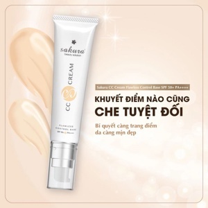 Kem dưỡng da trang điểm đa năng Sakura CC Cream SPF 50 PA+++