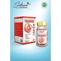 SAKURA RED OMEGA 3 ULTRA KRILL OIL 500MG – Viên uống hỗ trợ Tim – Mạch – Mắt – Não