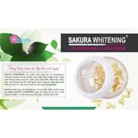 SAKURA WHITENING - VIÊN SERUM DƯỠNG DA