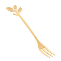 Salad Dĩa Thép Không Gỉ Flatware Món Khai Vị Dĩa Tráng Miệng - Golden