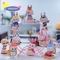 Salandy Giá trưng bày cầm tay, Đạo cụ Hộp bánh xe đu quay Giá đồ trang trí, Kệ hàng hóa trang trí sắt để bàn bền bỉ