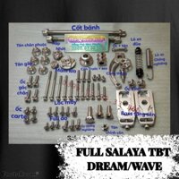 Salaya TBT: Full ốc xe dream wave nhỏ inox 304 từ dàn áo tới dàn chân bảo hành trọn đời