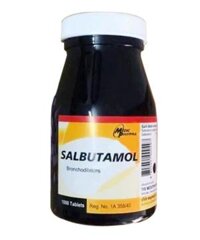 SALBUTAMOL 2MG MEDICPHARMA (CHAI 1000 VIÊN)