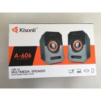 [SALE 10%] Loa vi tính 2.0 Kisonli A-606 3.5W