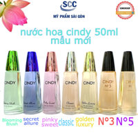 [Sale 10%] Nước hoa cindy 50ml cam kết chính hãng golden, passionate, classic, pinky