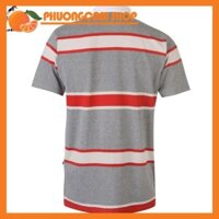 SALE [100% cotton] Áo Thun Pierre Cardin Yarn Striped Polo Shirt Mens (Ghi Sọc - Size EU -UK )  🌺  2022  ❕