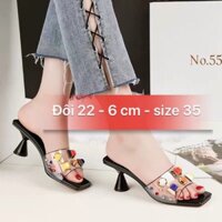 (SALE 100K) DÉP ĐẾ XUỒNG, DÉP CAO GÓT HÀNG QC CAO CẤP