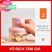 [Sale 1k giá hủy duyệt] [XẢ KHO_FREESHIP]  Máy xay tỏi ớt bằng điện 3 lưỡi dao, dung tích 250ml, công suất 45W