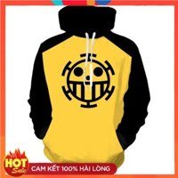 SALE 30% - Áo Hoodie Law  One Piece Màu vàng