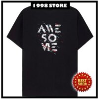 SALE 30% - Áo Thu chữ awesome