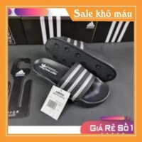 [Sale 3/3]  DÉP ADIDAS ADILETTE - FULL BOX - Dép Bánh Mì Đen Sale 11 :