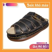 [Sale 3/3] Dép doctor nam 2007 da bò thật.Bảo hành: 12 tháng.MS:DT 15 Sale 11 :