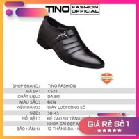 [Sale 3/3] Giày công sở Tino mũi nhọn Simple Monk Strap CS22 Sale 11 ' >