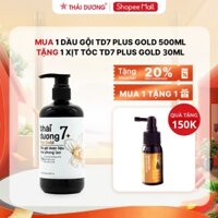 [SALE 4-4 ] Mua  Dầu gội 7 PLus Gold 500ml Tặng Xịt tóc Thái Dương 30ml bảo vệ da đầu, giảm rụng tóc-Sao Thái Dương