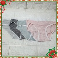 [Sale 40%] 1668. QUẦN LÓT MUJI KẺ  [shop uy tín]