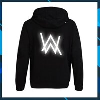(SALE 50%) Áo Khoác Nam Alan Walker In Log Phản Quang Mới