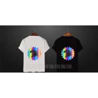 [SALE 50% ]  Áo Thun Nam Nữ Phản Quang 7 Màu In Kiểu Đủ Hình Cực Đẹp Hot Trend