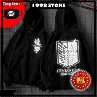 SALE 50% MẪU ÁO HOODIE , ÁO KHOÁC Attack on Titan phản quang cực chất