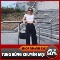 [SALE 50% OFF] Quần Ống Rộng SIMPLE PANTS Unisex (Đen/Tan) , áo thun tay lỡ, áo hoddie, quần kaki