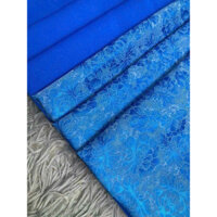 [SALE 50%]_VẢI ÁO DÀI GẤM LỤA HOA HỒNG