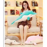 Sale 70% Cá Heo Nhồi Bông, pink dolphin,70cm Giá gốc 377,000 đ - 1F86