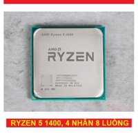 SALE 7/7 Bộ Vi Xử Lý Ryzen 5 1400 4 nhân, 8 luồng - CPU AMD R5 1400 cũ -Tặng Keo Tản Nhiệt