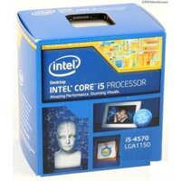 SALE 7/7 CPU INTEL CORE I5 4570 CŨ ( 3.2GHZ TURBO 3.6GHZ / 6M CACHE 3L ) -Tặng Keo Tản Nhiệt