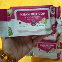 sale 9.9 Combo 10 gói Khăn ướt cồn kháng khuẩn 99,9% : .  new