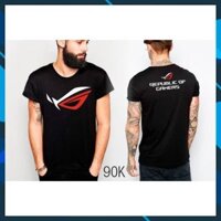 [SALE] Áo ASUS ROG màu đen ngắn tay cực đẹp