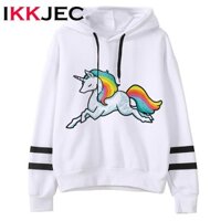 SALE- Áo Hoodie Dài Tay Họa Tiết Sọc Ngang Trẻ Trung Dành Cho Nữ