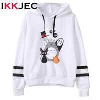 SALE- Áo Hoodie Dài Tay Họa Tiết Sọc Ngang Trẻ Trung Dành Cho Nữ