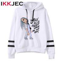 SALE- Áo Hoodie Dài Tay In Họa Tiết Sọc Ngang Trẻ Trung Dành Cho Nữ