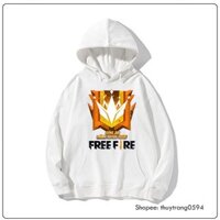 SALE- Áo Hoodie Free Fire in logo Rank Đại Kiện Tướng - cực HOT