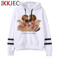 SALE- Áo Hoodie Không Tay Họa Tiết Sọc Ngang Thời Trang Quyến Rũ Cho Nữ