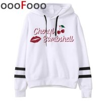 SALE- Áo Hoodie Nữ Họa Tiết Sọc Ngang Thời Trang Cá Tính