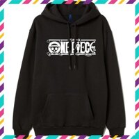 (SALE) Áo Hoodie One Piece Màu Đen