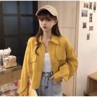 Sale Áo khoác kaki. Có 5 màu. KÈm hình chụp thật 100%. Size dưới 55kg vừa. Đơn giản mà đẹp. MUa nhanh kẻo hết .