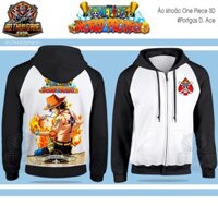 SALE- Áo khoác One Piece Ace K12, Áo khoác hoodie Anime Manga One Portgas D Ace Unisex Nam Nữ - cực HOT