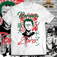 (sale) Áo Phông ONE PIECE ANIME ZORO