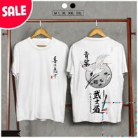 [SALE] Áo thun áo phông Unisex in hình Hạc phong cách Nhật cực đẹp