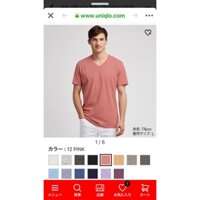 SALE ÁO THUN CỔ TIM UNIQLO CHO NAM ®️