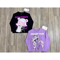 [SALE] Áo thun dài tay thu đông chất liệu cotton hàng xuất dư cho bé