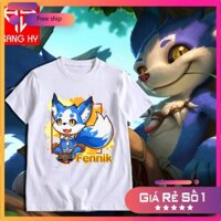 SALE- Áo thun liên quân tướng Fennik chibi in tại shop F080  - - bao về giá