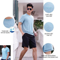 [SALE] Áo Thun Nam Cardino Cổ Tròn, Chất Cotton Thoáng Mát, Áo Thun Nam Ngắn tay Không Cổ ATS021