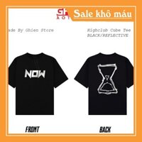 SALE-- Áo Thun Now SaiGon Phản Quang OVERSIZE Tay Lỡ Streetwear Nam Nữ M/ XL