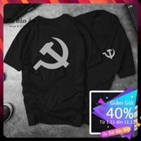 SALE- Áo Thun Phản Quang Búa Liềm Cotton 75% Form Rộng Unisex Nam Đẹp [Free Ship - Hàng Chất Lượng] - áo siêu HOT