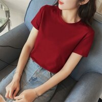 SALE Áo Thun Thái Trơn Body Nữ Cổ Tròn Cao Cấp Chất Xịn Đẹp Size dưới 50kg MIYUNA