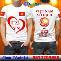 SALE- Áo thun U23 Việt Nam Vô Địch - hàng siêu chuẩn