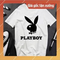 SALE Áo thun unisex nam nữ in hình PLAYBOY cá tính chất vải mềm mịn mát ST01 -giá rẻ