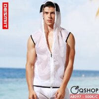 [SALE] Áo vải dù mỏng có nón mặc đi biển QSHOP  AB297